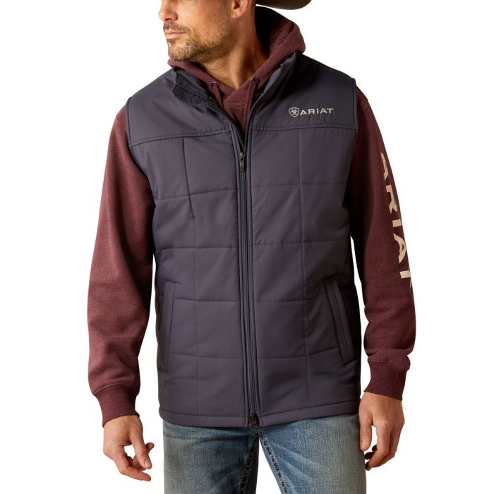 Ariat Men's Crius Insulated Vest - Odyssey Grey - Size S & XL only