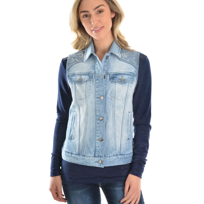 Pure Western Valerie Denim Vest