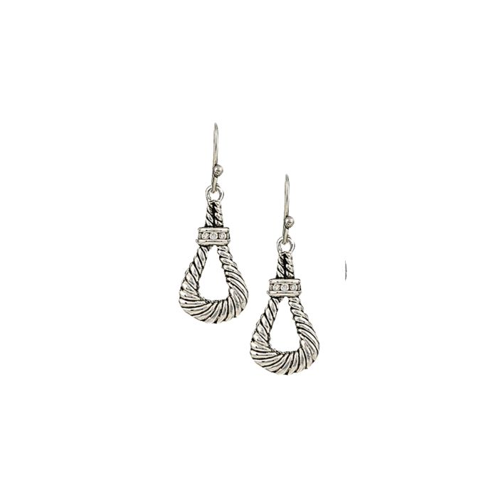 Montana - Twisted Rope Loop Earrings