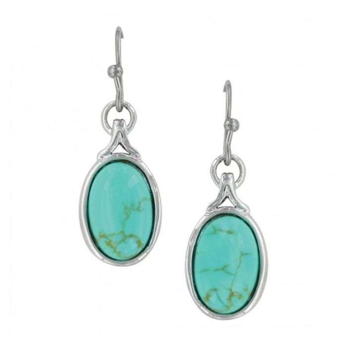 Earrings - On Top of the World Turquoise