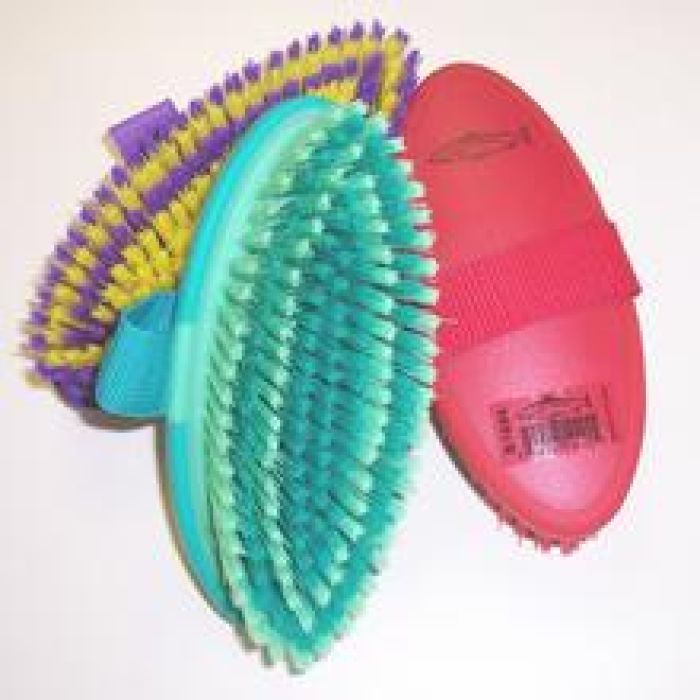 Salmon Grippee Overmoulded Body Brush 176mm