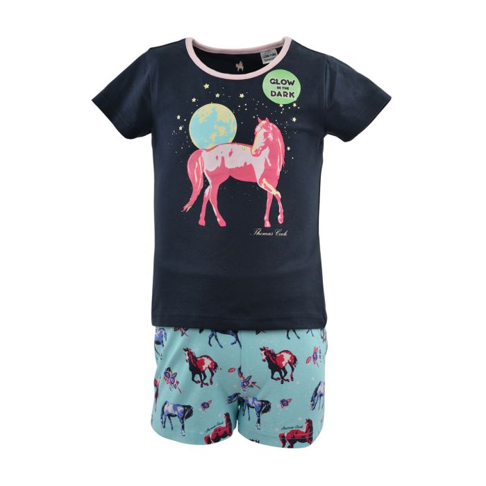 Thomas Cook Girls Night GlowHorse PJ's - Sz 2 Only