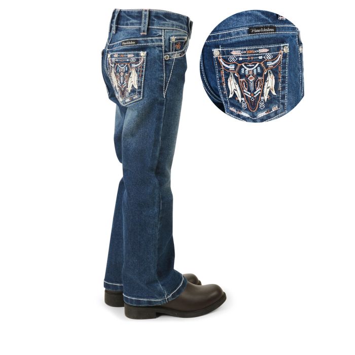 Pure Western Girls Bettina Boot Cut Jean -  Sz 4 & 8 Only