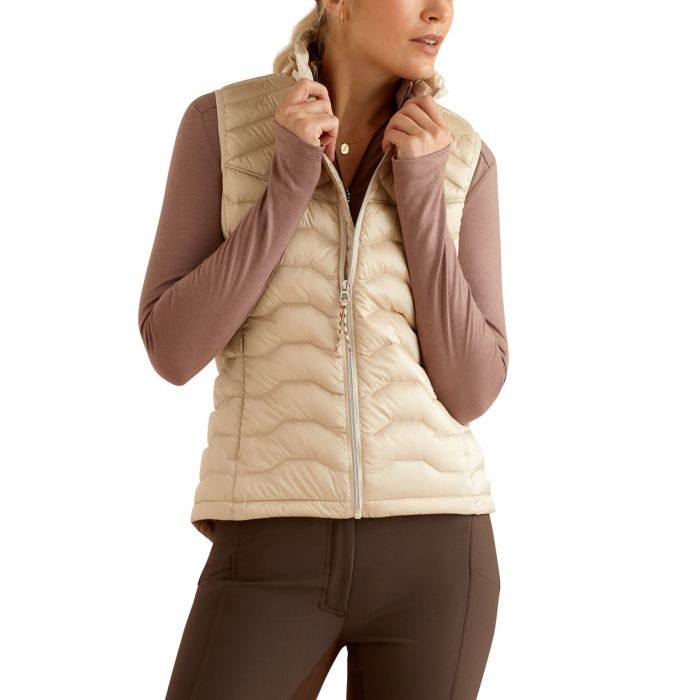 Ariat Women's Ideal Down Vest - Iridescent Summer Sand