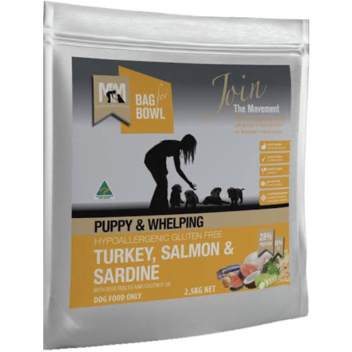 Meals for Mutts - Puppy GF -Turkey, Salmon & Sardine - 9kg