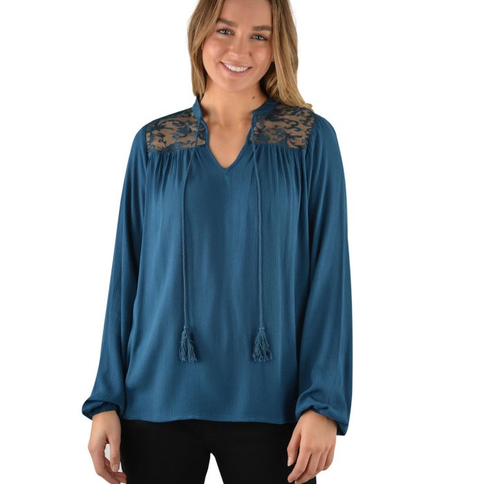 Pure Western Ladies Jordana Blouse -  Sz 10 Only