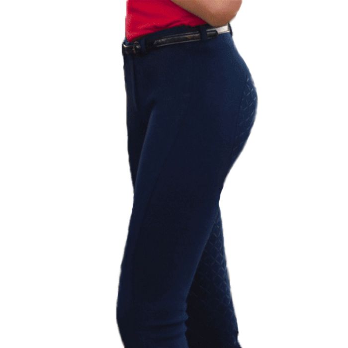 Peter Williams - Pull On Gel Full Seat Jodhpur - Children - Navy