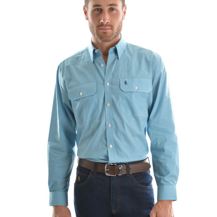 Thomas Cook Livingstone Long Sleeve Print Shirt 