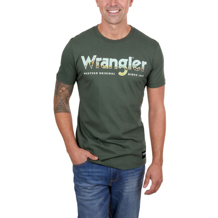 Wrangler Mens Lucas Tee - Sz S & L Only