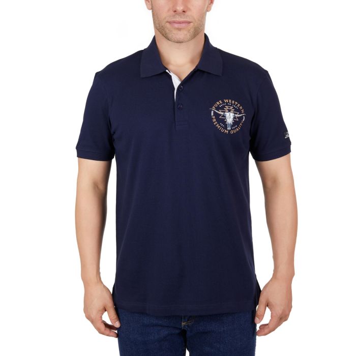 Pure Western Mens Mack S/S Polo