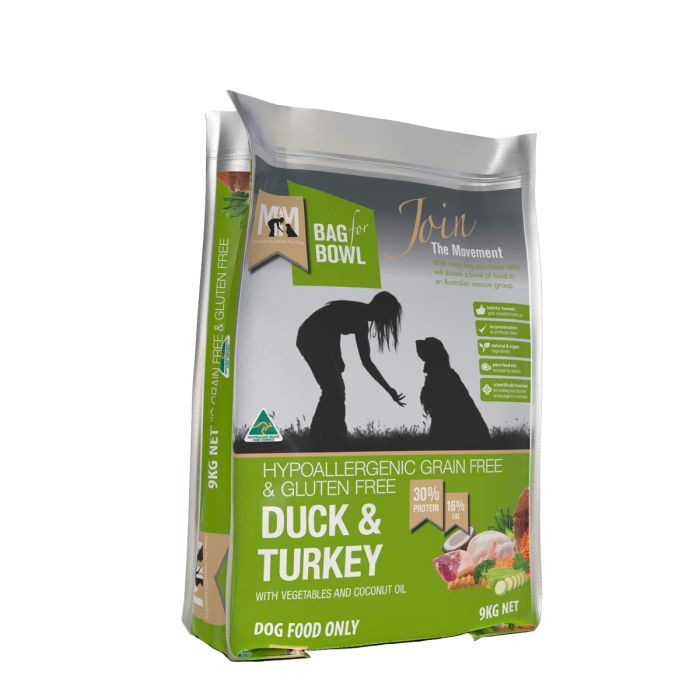 Meals for Mutts - Gluten Free/ Grain Free - Turkey & Duck - 9kg