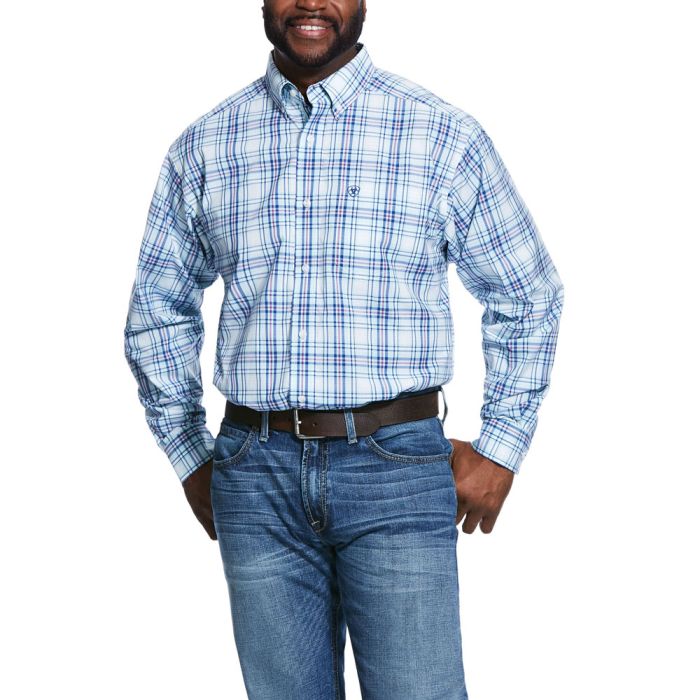 Ariat Men's Pro Series Gomes LS Shirt - Hockney Pool
