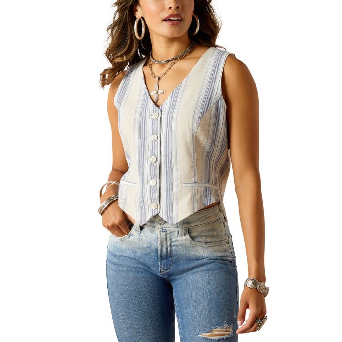 Ariat Ladies Rhett Vest - Sky Stripe