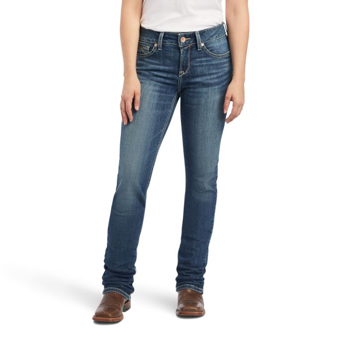Ariat Womens R.E.A.L. Riding Jeans - Perfect Rise - Straight Leg - Daphne Torrance