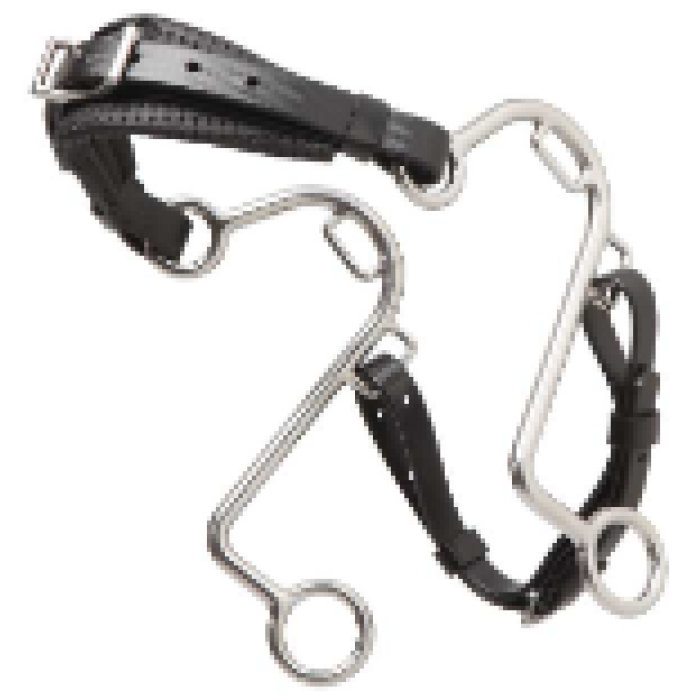 "S" Hackamore - Stainless Steel