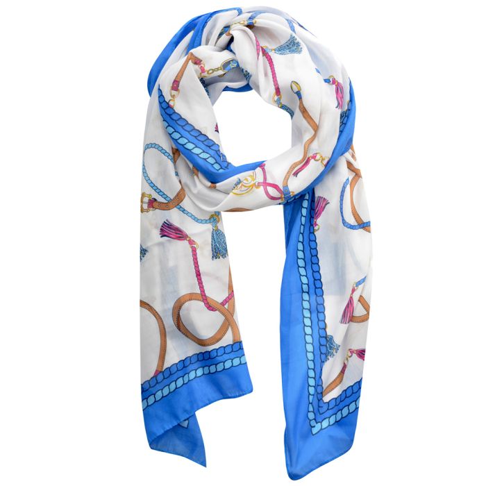 Thomas Cook Everyday Print Scarf - Blue Multi