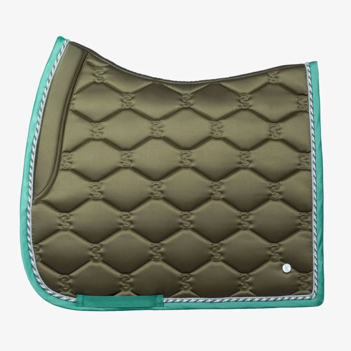 PSOS Signature Dressage Pad - Olive - Full