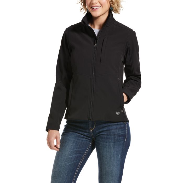 Ariat Womens REAL Softshell Jacket - Black - Sz L & XL Only