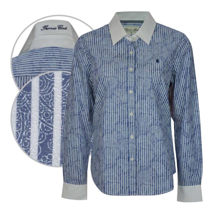 Thomas Cook Georgia Long Sleeve Stripe Shirt