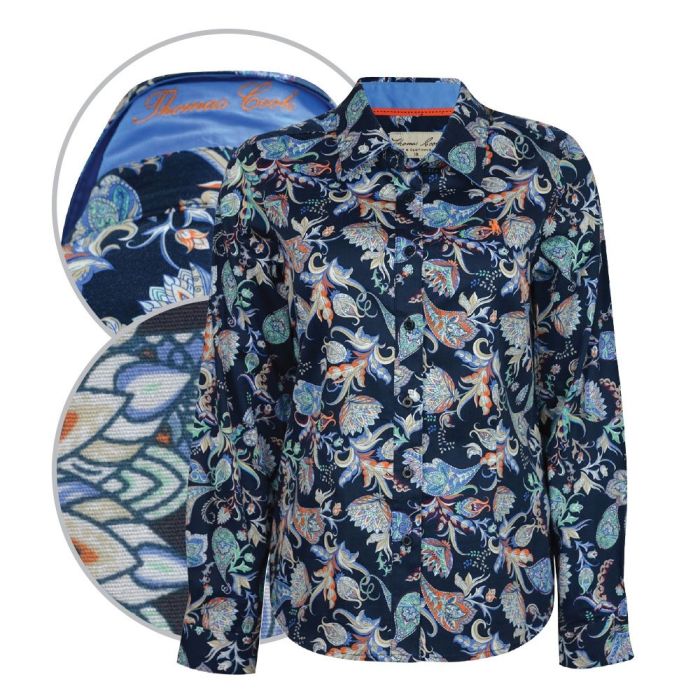 Thomas Cook Olivia Long Sleeve Print Shirt