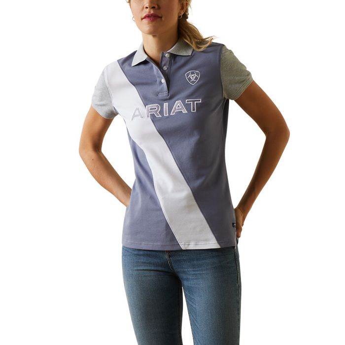 Ariat Ladies Taryn Polo Shirt - Dusky Granite