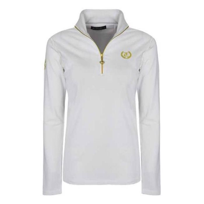 TC Equestrian Womens Dominique L/S Top White - 16