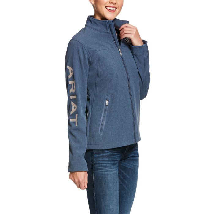 Ariat Womens New Team Softshell Jacket - Lake Life Heather