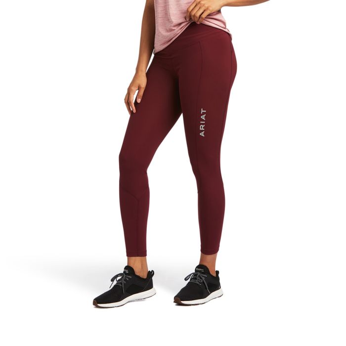 Ariat Ladies Tek Tights - Zinfandel