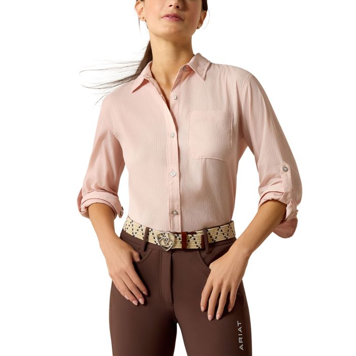 Ariat Ladies Venttek Fresh Shirt - Sepia Rose