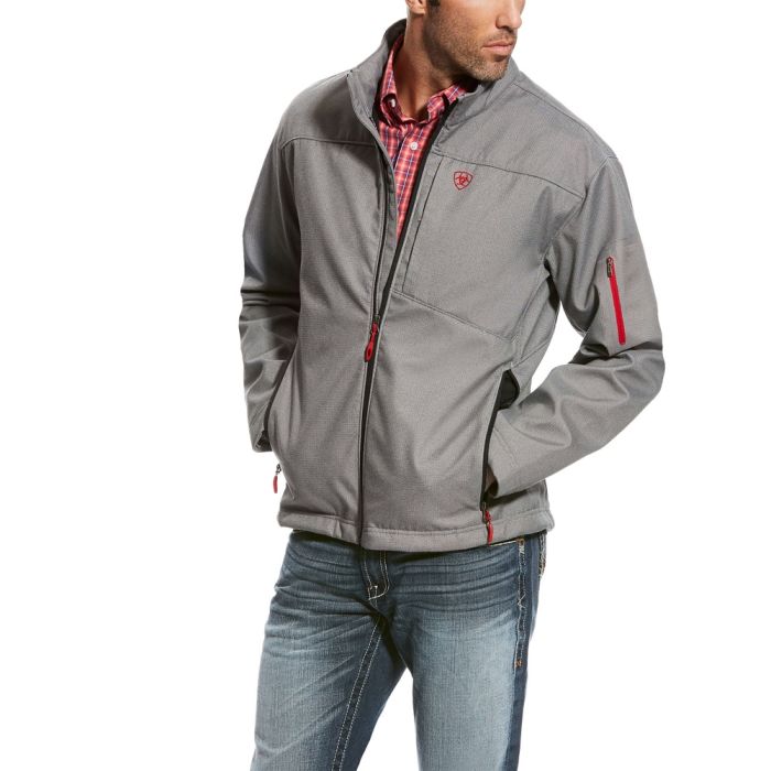 Ariat Mens Vernon 2.0 Softshell Jacket - Black / White