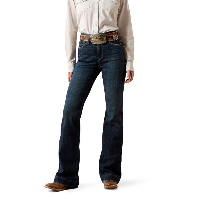 Ariat Women's High Rise Vivienne Slim Trouser - Plumas