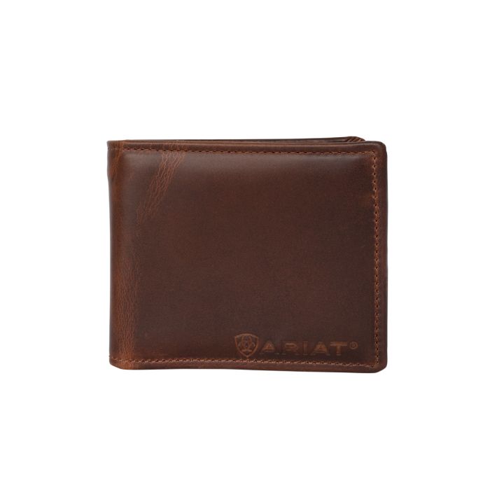 Ariat Men's Bifold  Wallet - Rich Brown