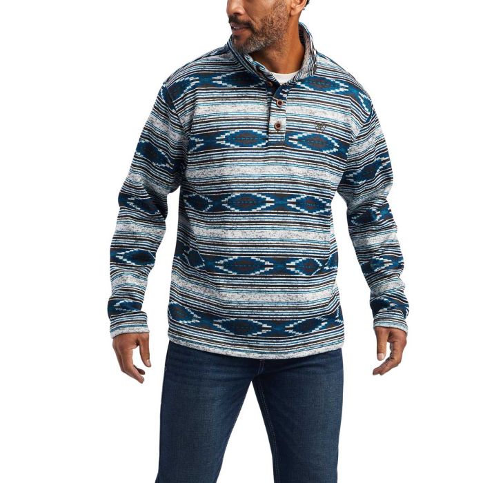 Ariat MENS Wesley Sweater - Grey Serape 