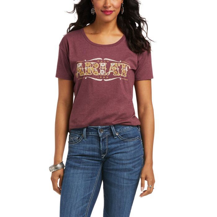 Ariat Ladies WordMark Tee - Sz L Only
