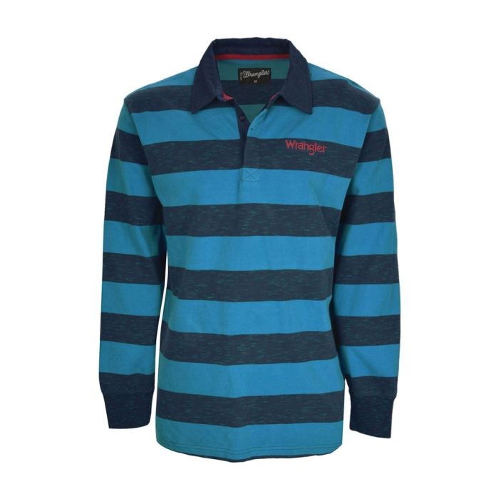 Wrangler Mens Chris Stripe Rugby